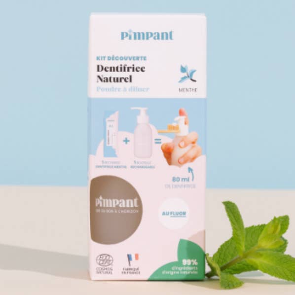 Kit Découverte Dentifrice Menthe (1 bouteille + 1 stick)