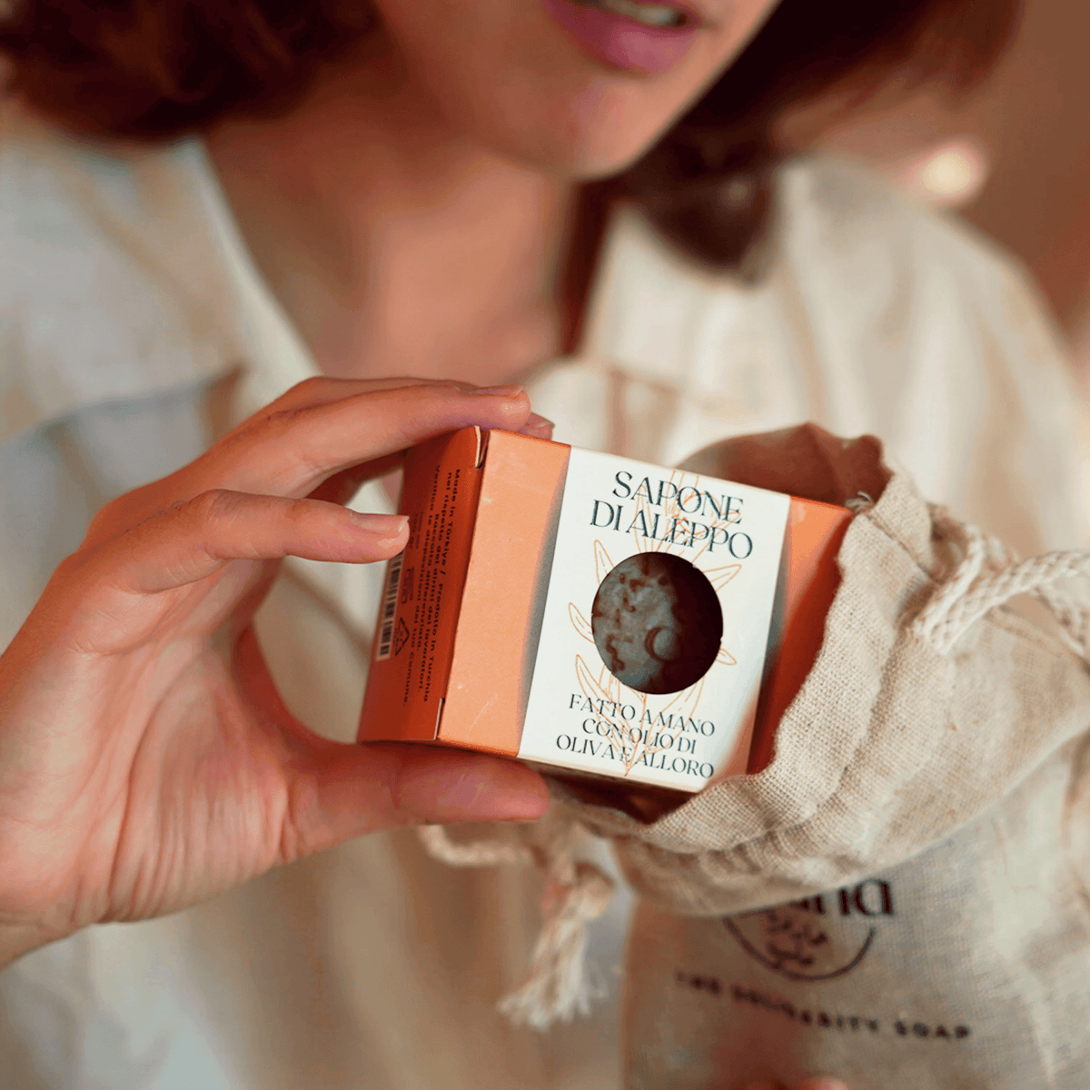 Mosaïque de Traditions : Savon d'Alep avec 1-35% de Laurier Premium