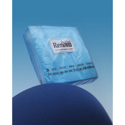 Serviettes à cocktail RENOVA Bleu - image 2