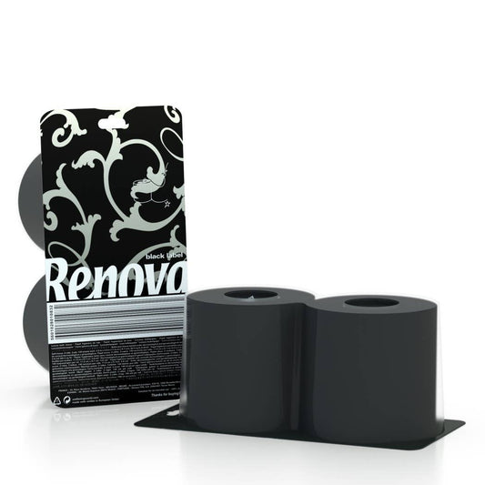 Papier toilette noir Crystal 2 rouleaux