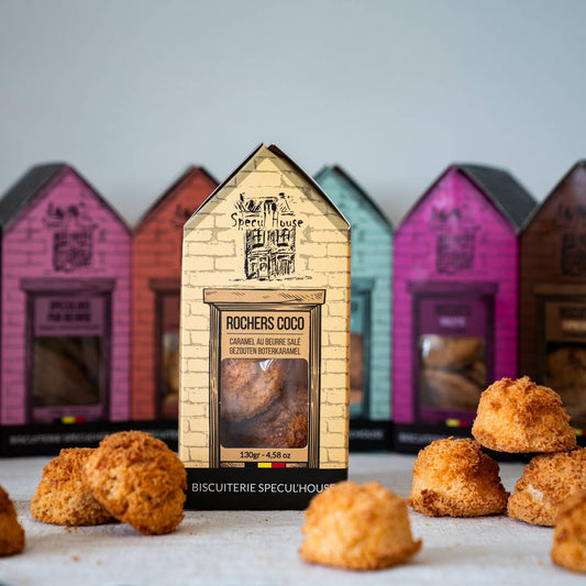 Rochers coco au caramel beurre salé - 5 pièces (130 gr) — SPECUL’HOUSE