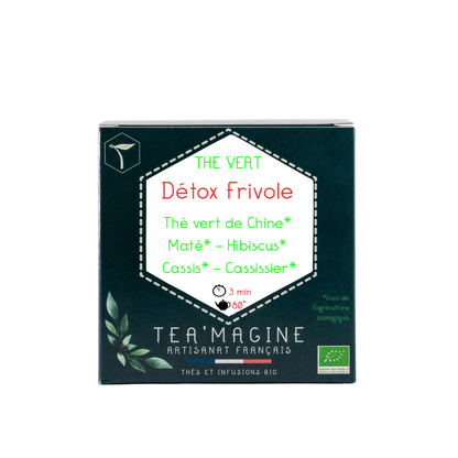 Détox Frivole BIO Thé vert fruit rouge végétal