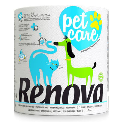 Rouleau polyvalent Renova Pet Care pour l’hygiène des animaux