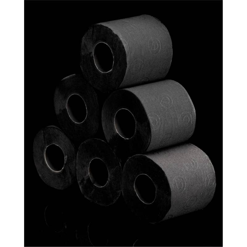 Papier toilette Renova noir, lot de 6 rouleaux - image 2