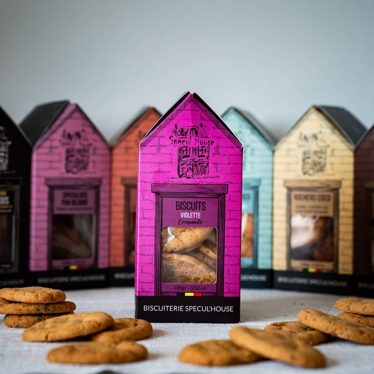 Biscuits 'croquants' Violette - 100 gr — SPECUL’HOUSE