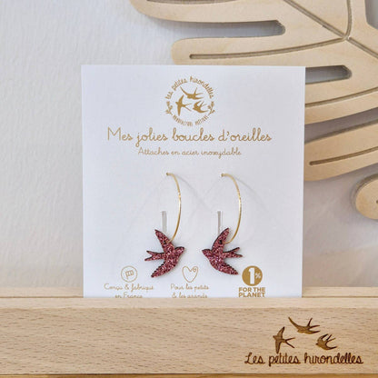 Créoles pailletées - Hirondelle
