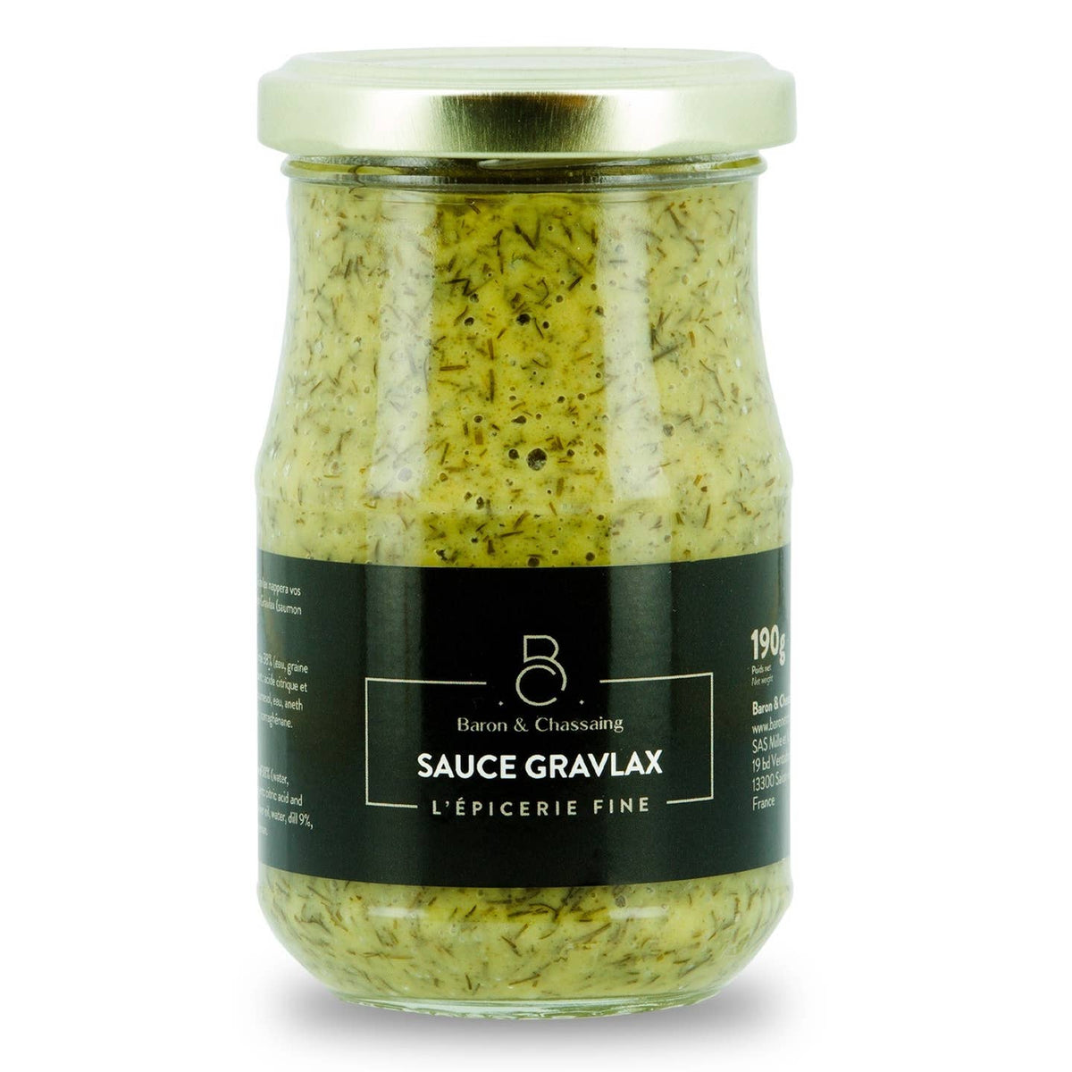 Sauce Gravlax Nordique pour Saumon - 190g