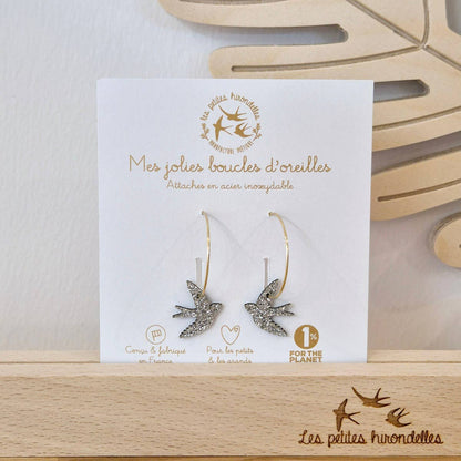 Créoles pailletées - Hirondelle