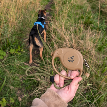 Laisse pour animal de compagnie Paw - Pocket Pod - 2 m - Jusqu'à 35 kg: Brown