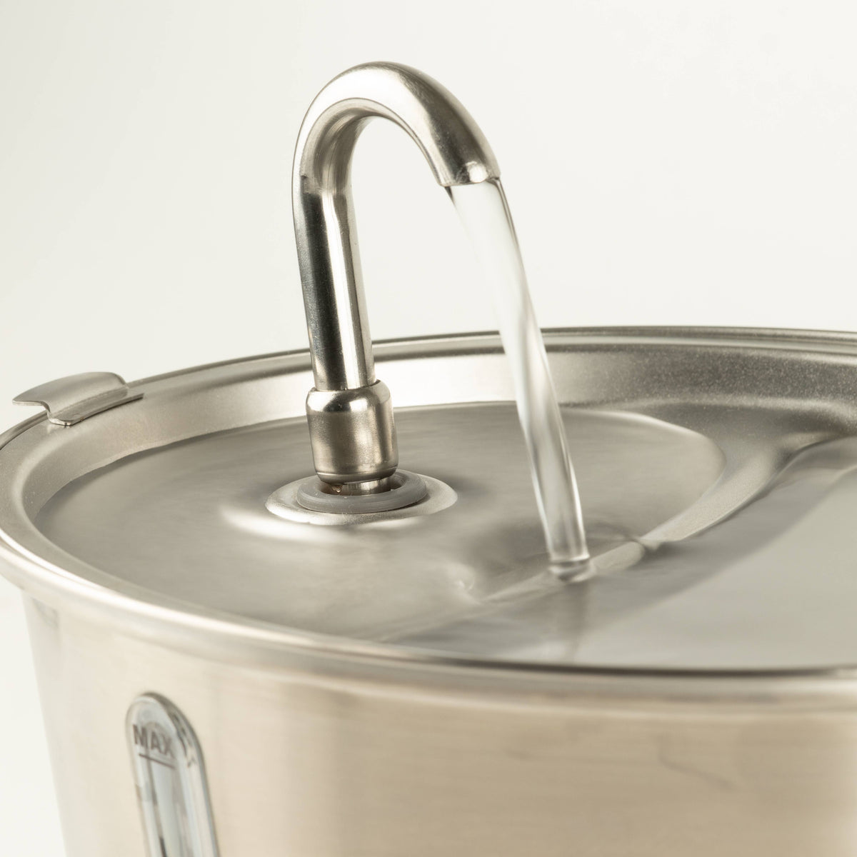 PAW Fontaine à eau électrique 2,5 litres - USB - Acier inoxydable