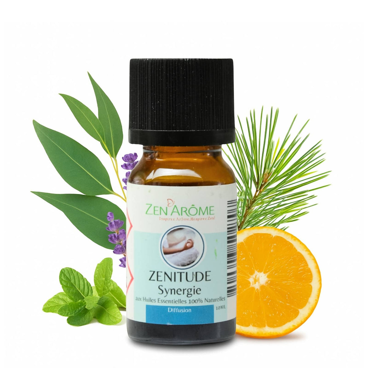 Synergie d'Huile Essentielle Zenitude à Diffuseur - 10 ml