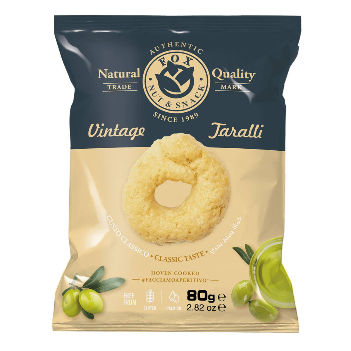 Taralli Classic à l'Huile d'Olive - Biscuit 80g