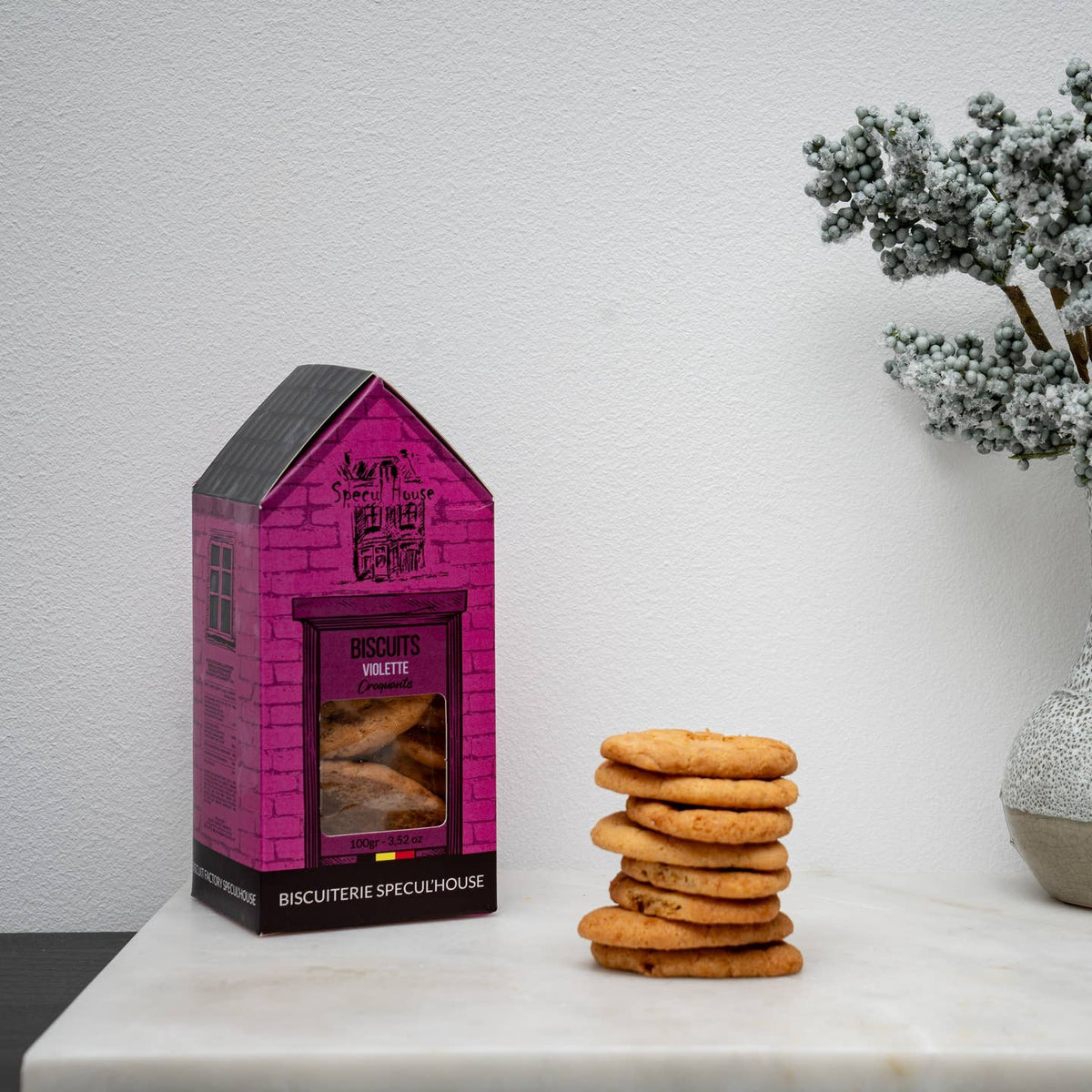 Biscuits 'croquants' Violette - 100 gr — SPECUL’HOUSE