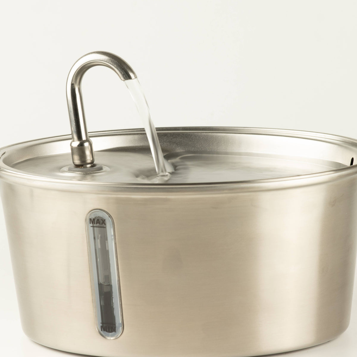 PAW Fontaine à eau électrique 2,5 litres - USB - Acier inoxydable