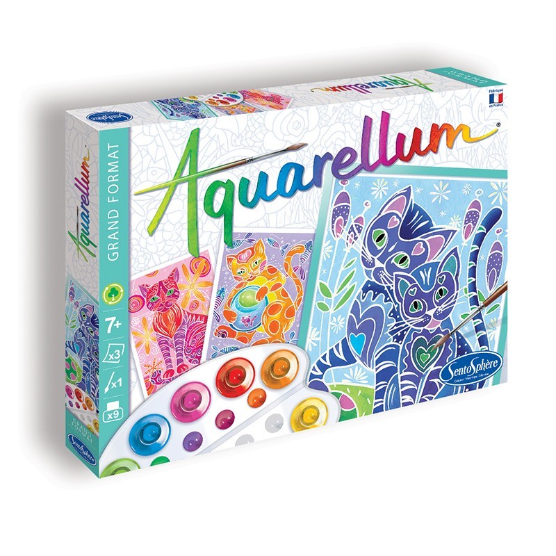 Chats - Aquarellum
