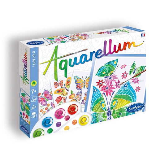 Junior Aquarellum - Papillons et Fleurs