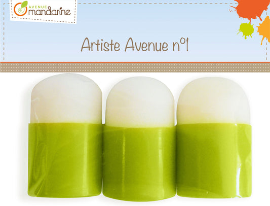 Set de 3 tampons mousse