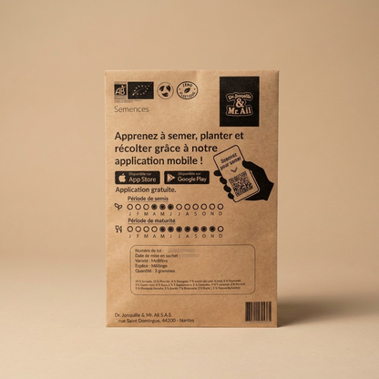 Sachet de graine a message - Joyeux Noël
