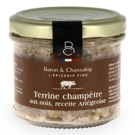 Terrine Champêtre aux Cerneaux de Noix 90g