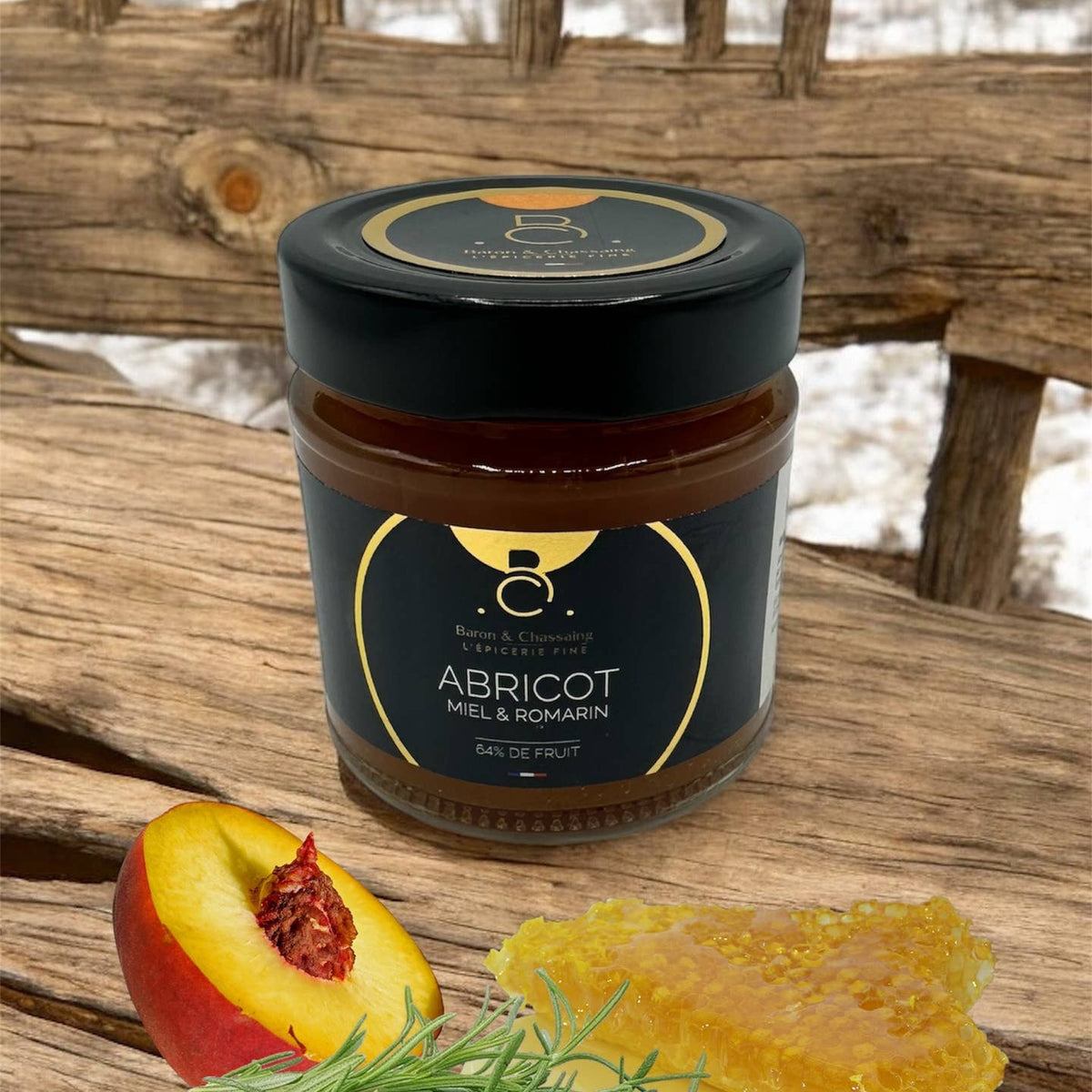 Confiture Abricot, Miel & Romarin - 230g