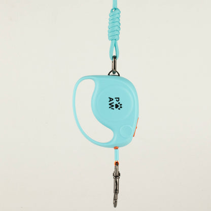 Laisse pour animal de compagnie Paw - Pocket Pod - 2 m - Jusqu'à 35 kg: Bleu