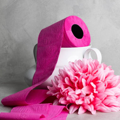 Papier toilette rose Crystal 2 rouleaux - image 3