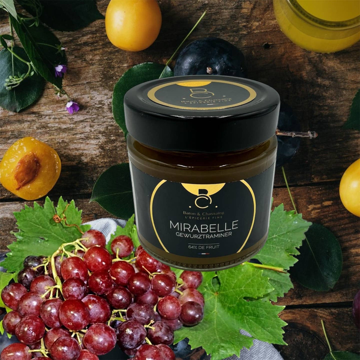 Confiture Mirabelle & Gewurztraminer - 230g