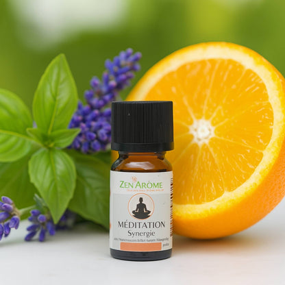 Synergie d'Huile Essentielle Méditation à Diffuseur - 10 ml