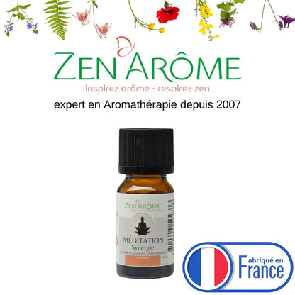Synergie d'Huile Essentielle Méditation à Diffuseur - 10 ml