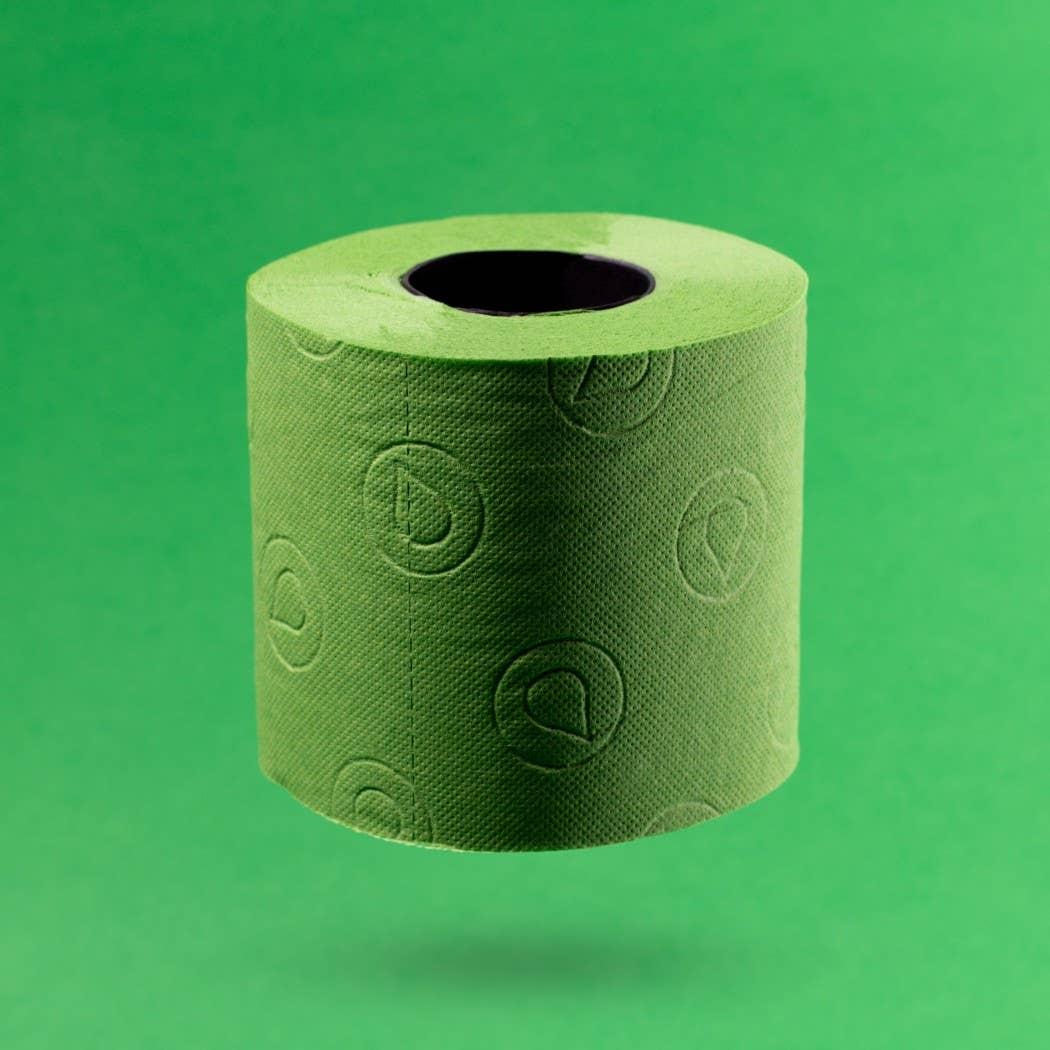 Papier toilette vert Crystal 2 rouleaux - image 2