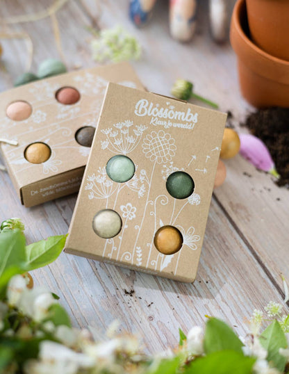 Coffret cadeau bio et écologique « I Love You » - 4 bombes de graines