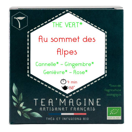 Au Sommet des Alpes BIO Thé vert épicé