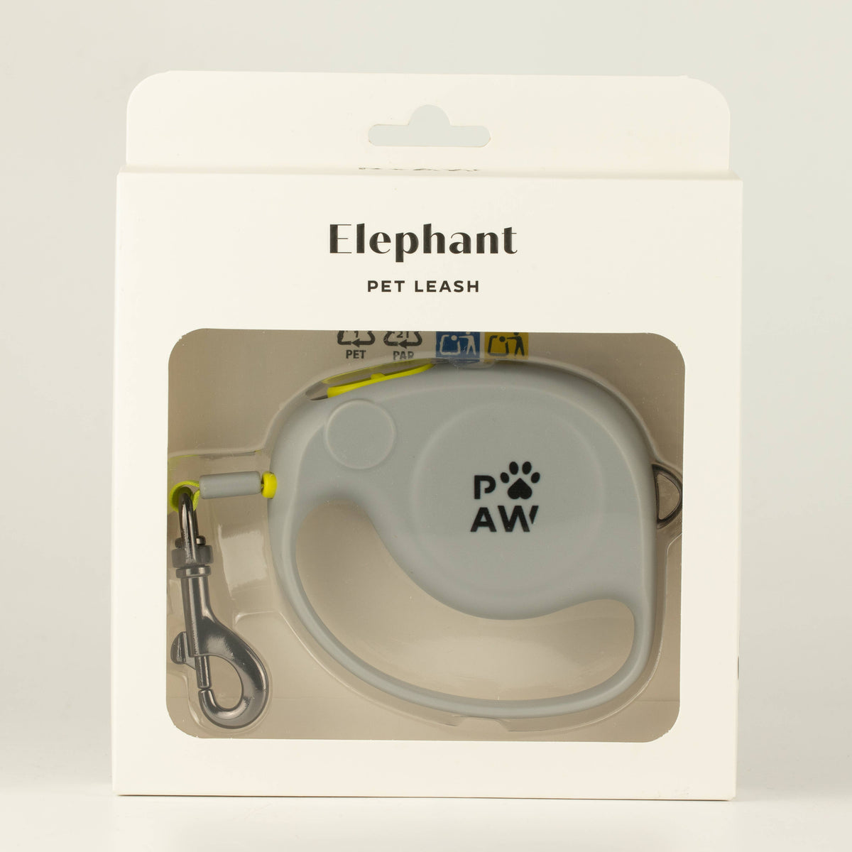 Laisse pour animal de compagnie Paw - Pocket Pod - 2 m - Jusqu'à 35 kg: Gray