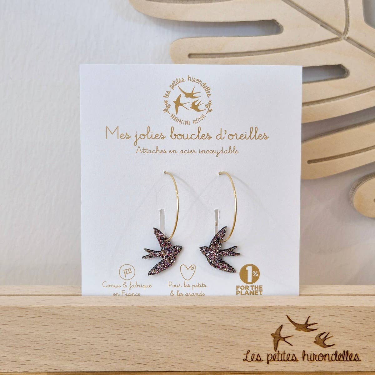 Créoles pailletées - Hirondelle
