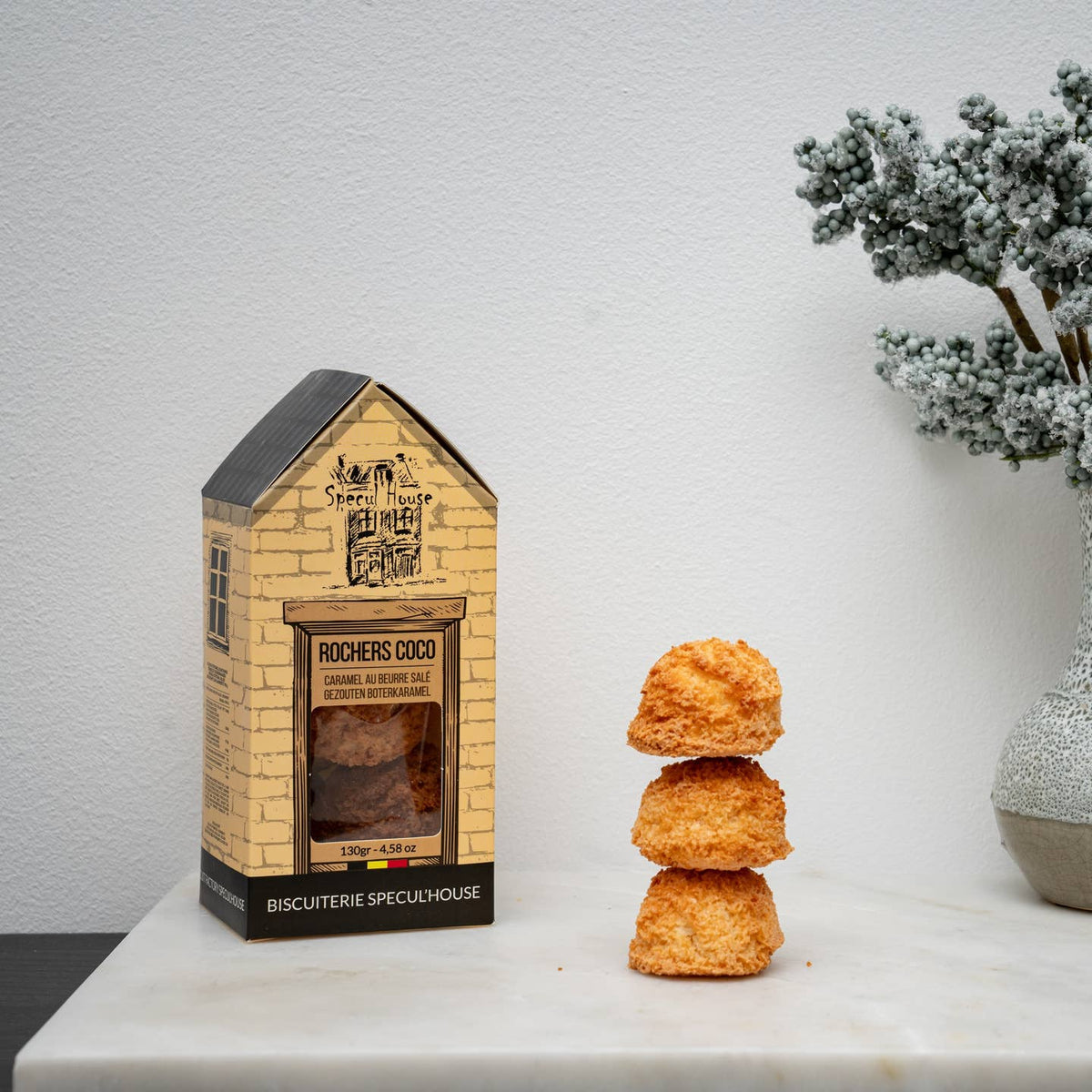Rochers coco au caramel beurre salé - 5 pièces (130 gr) — SPECUL’HOUSE