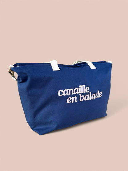 Sac brodé 'canaille en balade'