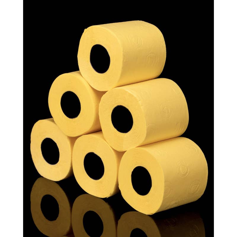 Papier toilette Renova jaune, lot de 6 rouleaux - image 2
