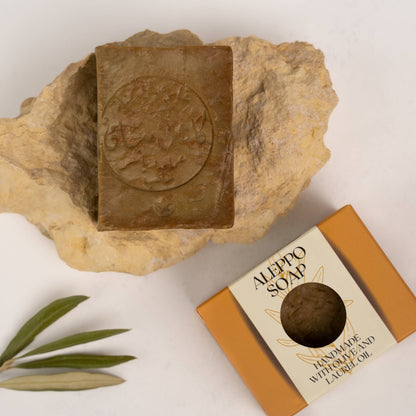 Mosaïque de Traditions : Savon d'Alep avec 1-35% de Laurier Premium