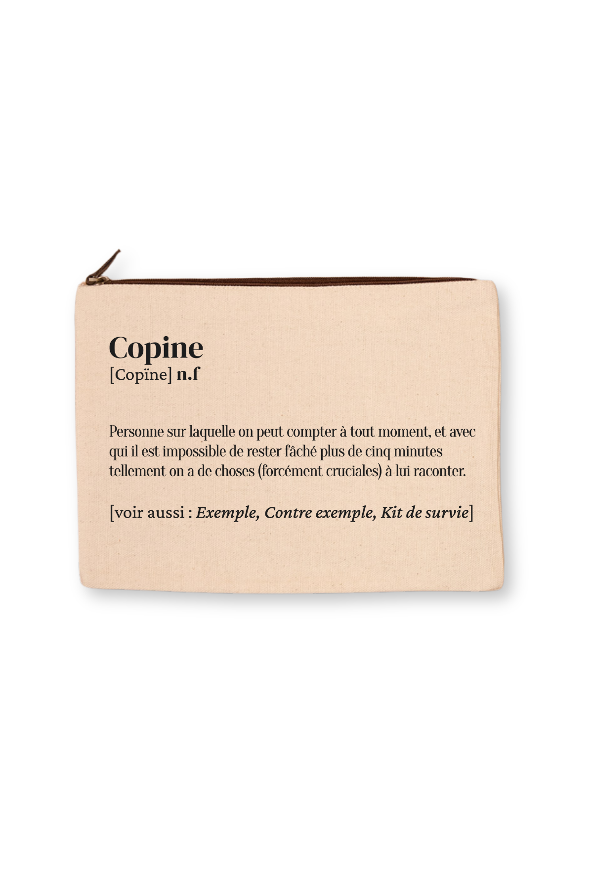 Trousse définition Copine