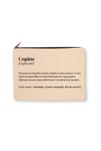 Trousse définition Copine