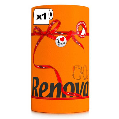 Essuie-tout Renova Red Label 1 rouleau orange