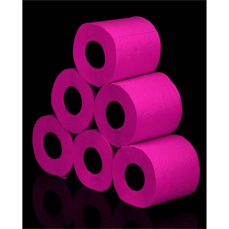 Papier toilette Renova Fuchsia - 6 rouleaux - image 2