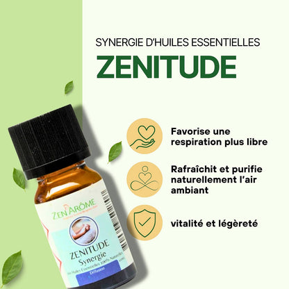 Synergie d'Huile Essentielle Zenitude à Diffuseur - 10 ml