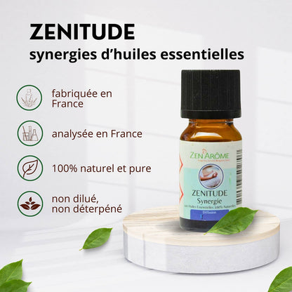 Synergie d'Huile Essentielle Zenitude à Diffuseur - 10 ml