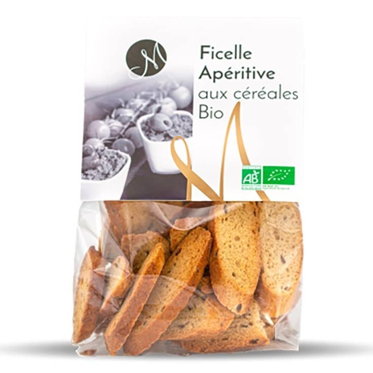 Ficelle Apéritive aux Céréales Bio - 75g