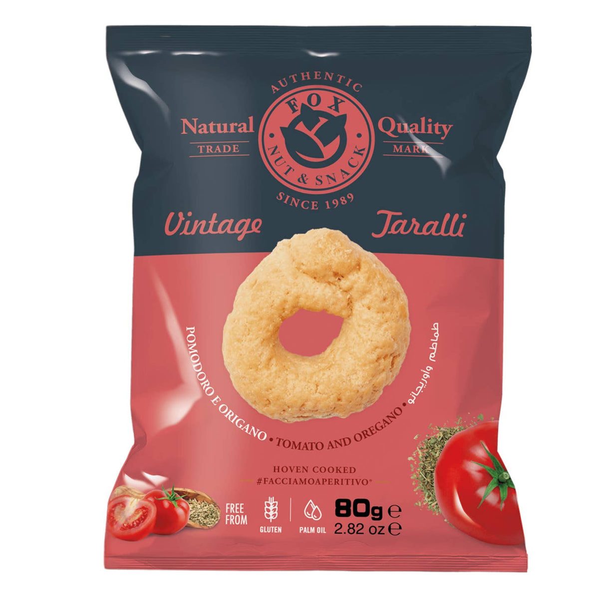 Taralli Tomate & Origan - Biscuit Apéritif 80g