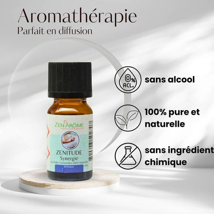Synergie d'Huile Essentielle Zenitude à Diffuseur - 10 ml
