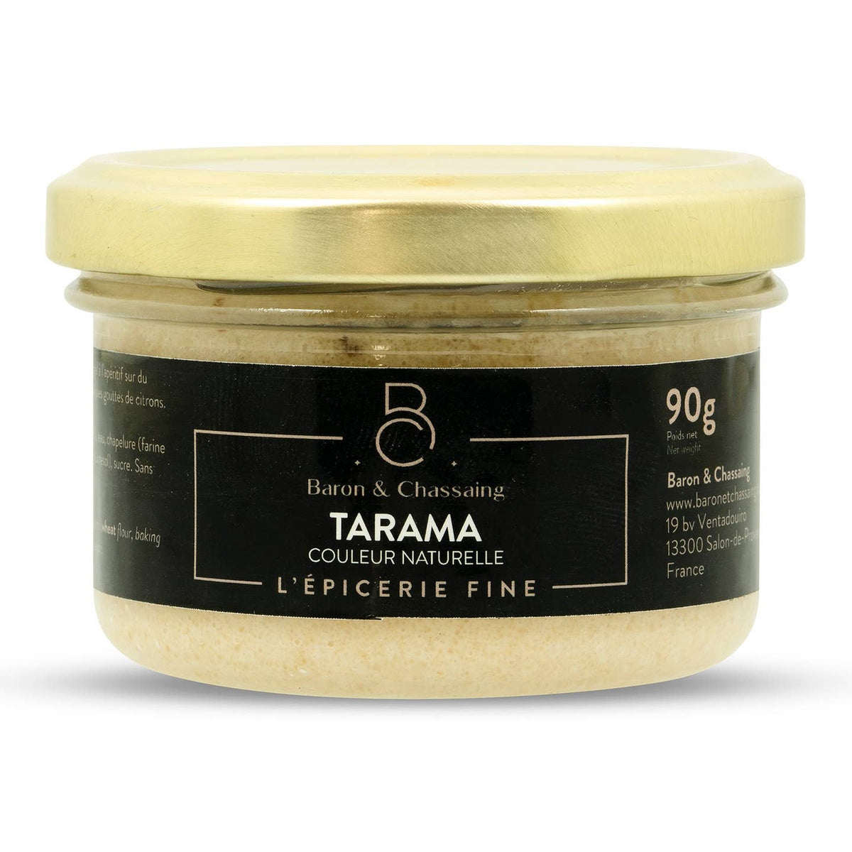 Tarama aux Œufs de Cabillaud Sans Colorant 90g