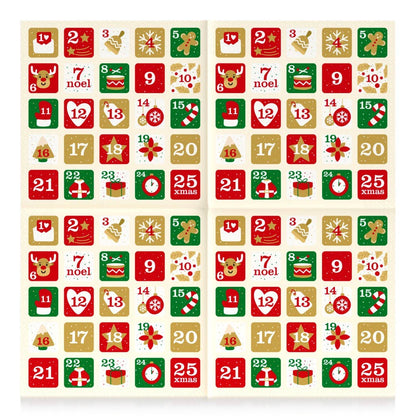 Calendrier de l'Avent en Serviettes en Papier de Noël - image 2
