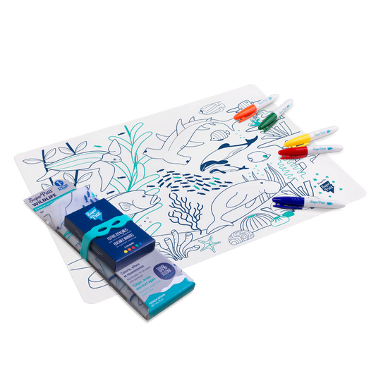 set à colorier - La barrière de corail